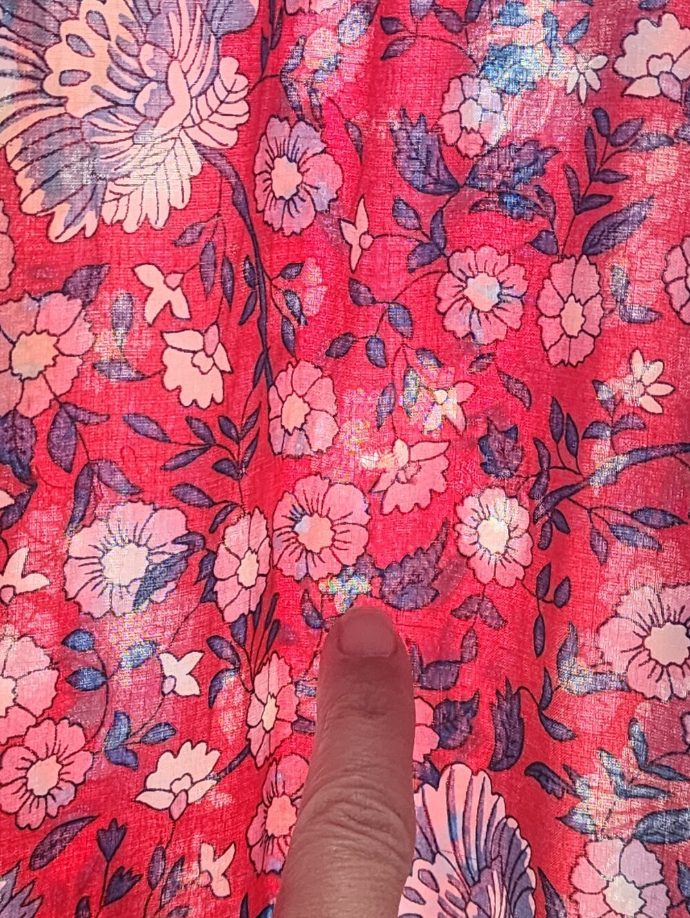 Spell & Gypsy Folktown Skirt Wine XL Rare Vintage Boho Maxi - Picture 15 of 16